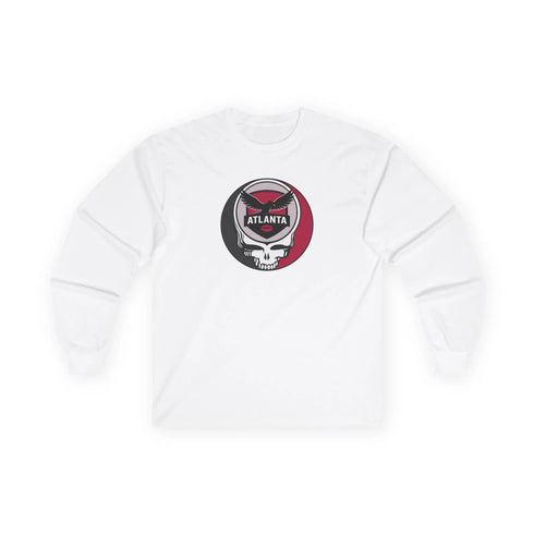 Grateful Dead - Atlanta Falcons Stealie Grateful Dead Long Sleeve Tee - NFL - StealieShop